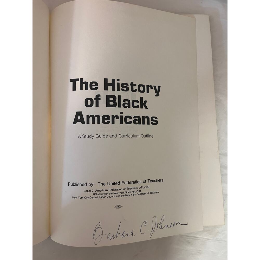 1972 History of Black Americans UFT Study Guide Black History Hardcover Book - Picture 5 of 16
